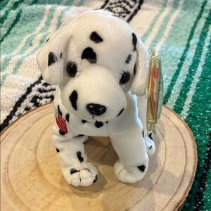 Ty Dalmatian Plush with Black Spots